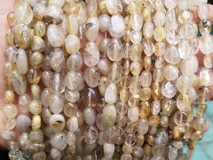 Gold Rultilated Quartz