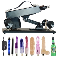 FREDORCH VIDEOS Couples Automatic Sex Machine mit Vagina Cup und 8PCS Dildo Attachment Fucking Machines für Mann