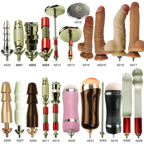 FREDORCH 25 Types Sex Machine Accessories for F11