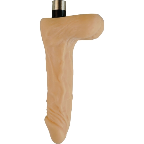 Attachement automatique de machine de sexe de gode de cartilage de 18,5 * de 3.5cm, gode mou de silicone, jouets sexuels adultes