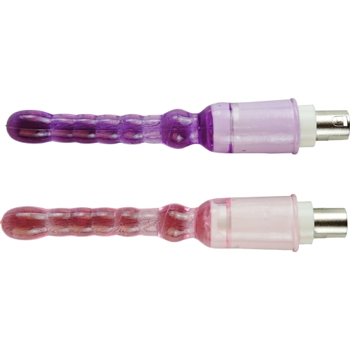 Sonda Anal de 18cm de Comprimento e 2cm de Largura, Acessório Anal e Acessório para Máquina de Sexo, Rosa, Roxo, Nu, Aleatório