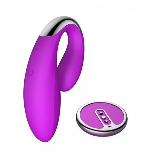 Vibrador inalámbrico de punto G de silicona para mujer, vibrador de clítoris doble remoto de 16 metros, juguete sexual de masajeador adulto para mujer