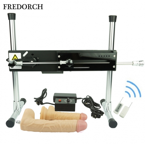 FREDORCH Sex Machine con control remoto y consolador grande