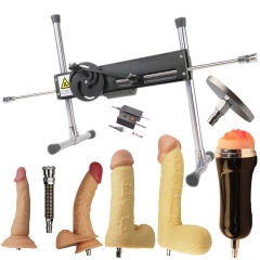 FREDORCH 2021 New premium Sex Machine, Quiet stable, Support Double Rod Wire and Remote/Dual Control Version with big dildos more Attachements F6 PLUS