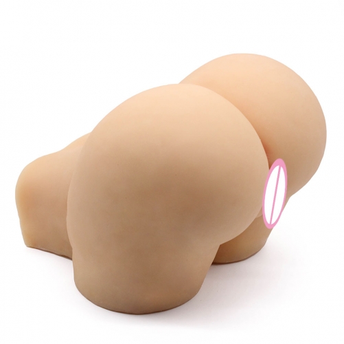 3D Artificial Real Vagina Big Flesh Ass Doll, 100% Silicone Sex Ass Doll, Sex Silicone Big Ass Doll for Men