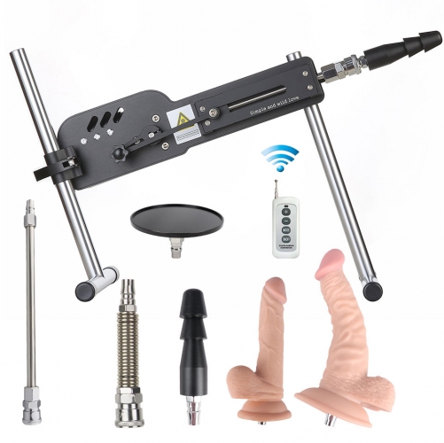 Máquina sexual de nivel medio de potencia FREDORCH 70W, máquina de amor de control remoto estable y silenciosa con accesorios F19