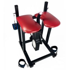Fredorch Bondage Chair Sex Bench with 120W Sex Machine. BDSM Stool Kit for Men, Women and Adult Couples. Red Comfortable Thick Padding, Holds Up to 57