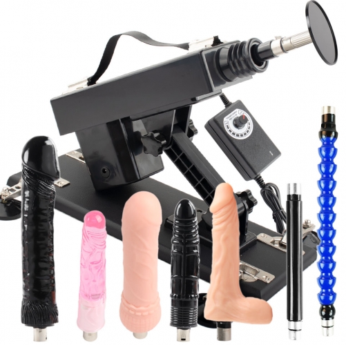 FREDORCH Sex Machine Fuck Machine with Suction Cup Thrusting Dildo Machine with 3 XLR Connector,Fucking Machine Couple Sex Toys 8 Attachments