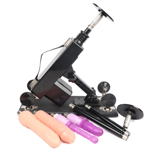 FREDORCH Sex Machine Automatic Dildo Machine with suction cup Dildo, Thrusting Machine Love Machine 3XLR Connector for Men and Women Solo Play