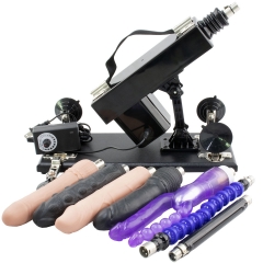 FREDORCH Sex Machine Fuck Machine  Thrusting Dildo Machine with 3 XLR Connector,Fucking Machine Couple Sex Toys 8 Attachments