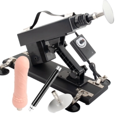 FREDORCH Automatic Sex Machine with suction cup Sex Toys, Thrusting Machine dildo Adult Toys, Love Machine Gun with 3 Attachments for women