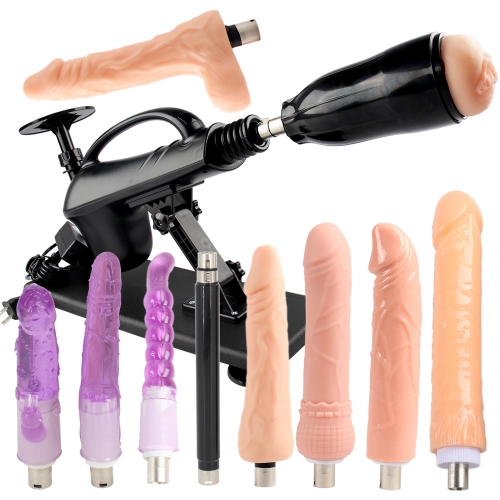 FREDORCH Dildo - Sex Machine Thrusting Dildo Gun Love Machine For Women And Men Dildo Machine With 10 Accessories, Adult Sex Toy With Masturbation Cup