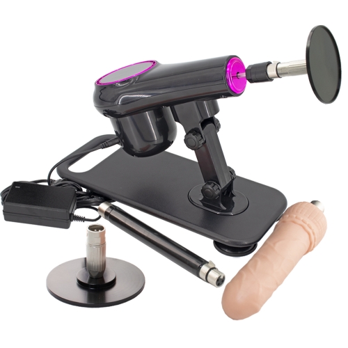 FREDORCH Dildo - Sex Machine, Thrusting Dildo Gun Remoto Love Machine For Women And Men, Dildo Machine With 3 Accessories, Adult Sex Toy With Suction 
