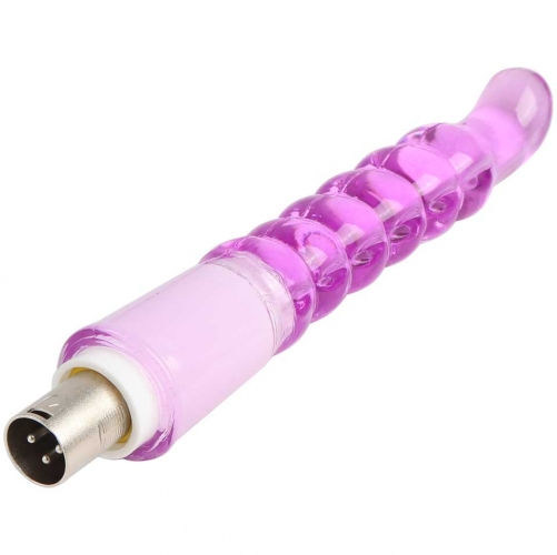 FREDORCH 6.99" 3XLR Connector Anal Dildo Adapter Attachment Masturbator for Basic 3XLR Sex Machine C09