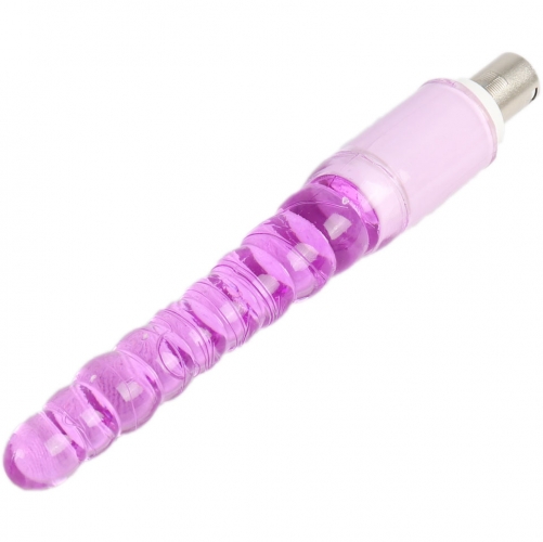FREDORCH 7.48" 3XLR Connector Beaded Anal Dildo Adapter Attachment Masturbator for Basic 3XLR Sex Machine Y03