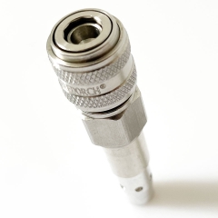 6 holes Quick connector Turn To Anti Rotation interface Adapter With Self lock Decagon Anti rotation connector Just for Quick air connector series sex
