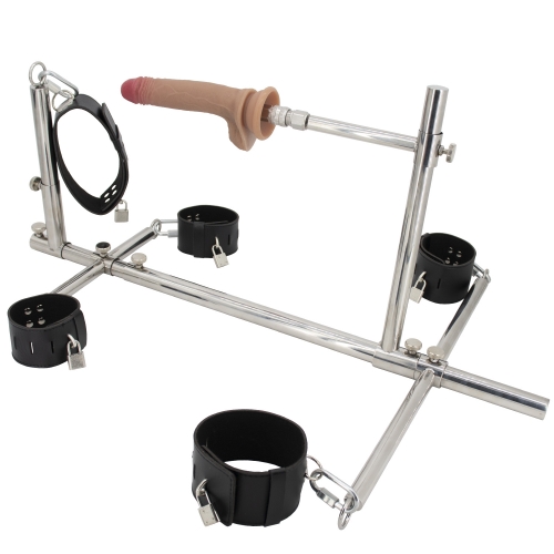 FREDORCH Large Kneeling Bondage Bed Metal Frame Sex Furnitures Love Chairs Adult Erotic Games BDSM Bondage Restraints Toys For Women Men