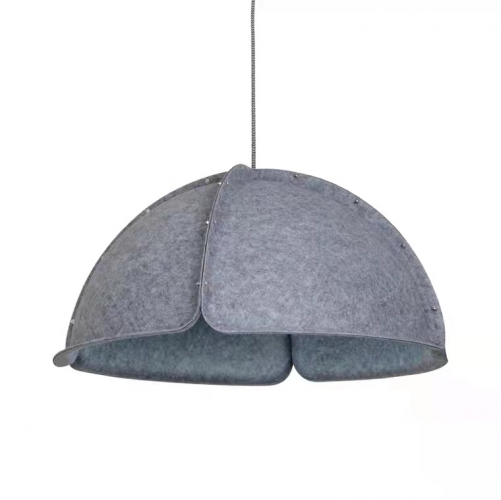 China factory Acoustic panel hoop lamp shade with custom colors