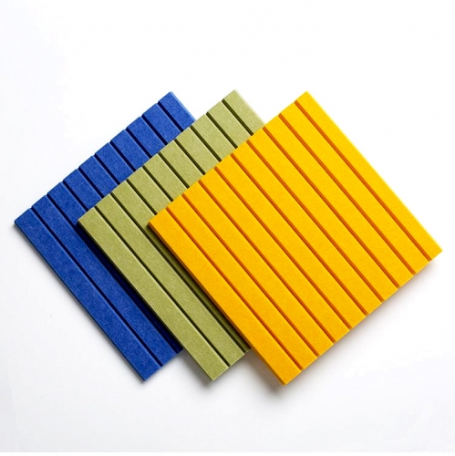 Engrave colorful Polyester Fiber Acoustic Panel