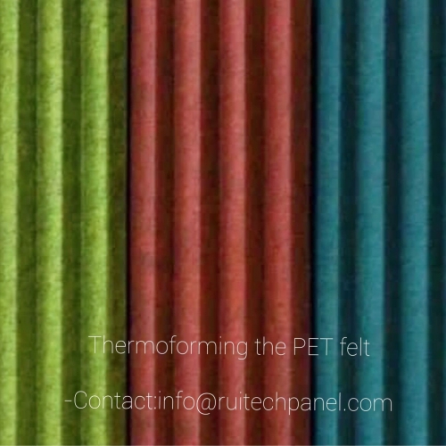 Ruitech high density Thermoforming Sound absorbing panels