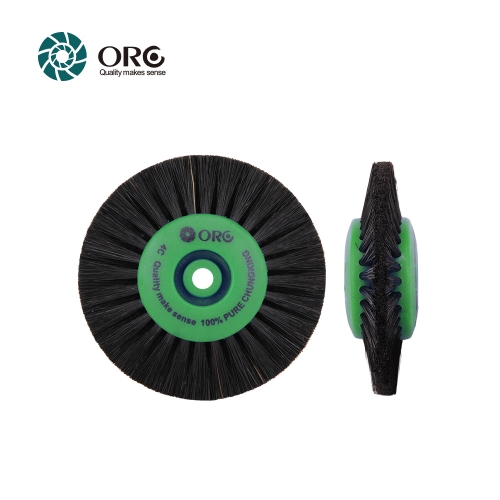 Plastic Green-Hub  Bristle Brush-Pointed 4C 78mm