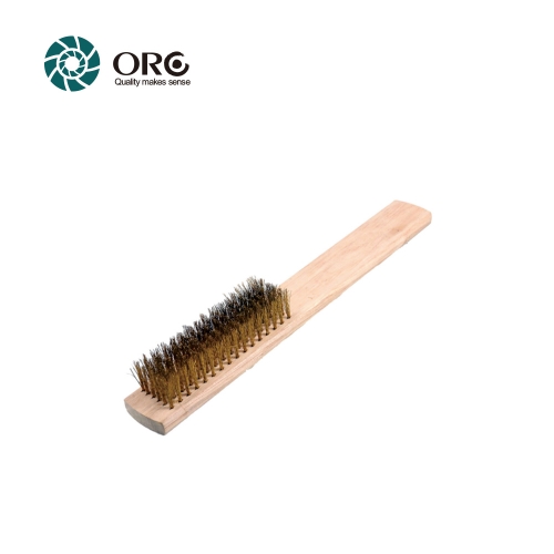 Wooden Handle Brass Brush