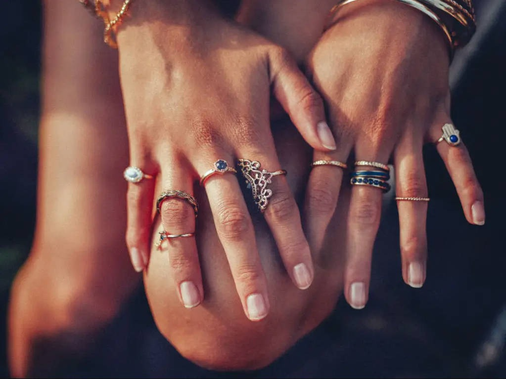gold and silver jewelry