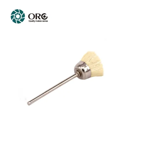 jewelry miniature brush white bristle