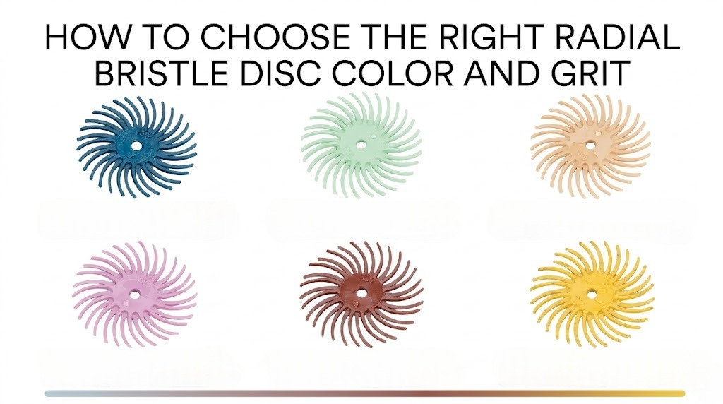 How to Choose the Right Radial Bristle Disc Color and Grit