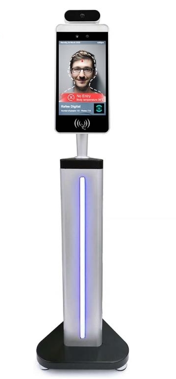8" Smart Face Recognition and Body Temperature Detection LCD Display
