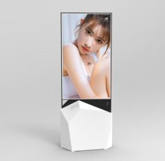 43&quot; and 55&quot; 2CM Dual Sided Floor Standing Digital Signage