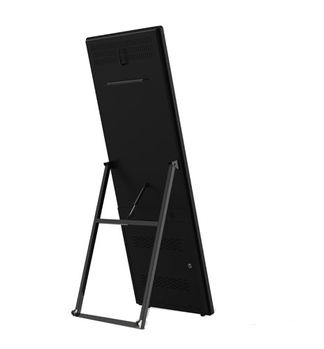 43" Battery Powered Movable Digital Poster