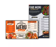 43inch and 55inch 2K 4K Framless Digital Menu Board
