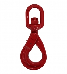 G80 EUROPEAN TYPE EYE SWIVEL SELF-LOCKING SAFETY HOOK