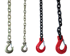 CHAIN WITH CLEVIS/EYE GRAB HOOK