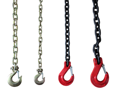 CHAIN WITH CLEVIS/EYE GRAB HOOK