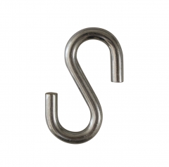 STAINLESS STEEL S LIGHT HOOK, AISI304 OR AISI316