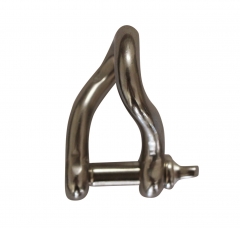 STAINLESS STEEL TWIST SHACKLE, AISI304 OR AISI316