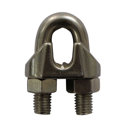 STAINLESS STEEL DIN741 WIRE ROPE CLIP, AISI304 OR AISI316