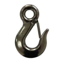 STAINLESS STEEL EYE SLIP HOOK WITH LATCH, AISI304 OR AISI316