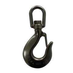 STAINLESS STEEL SWIVEL HOOK WITH LATCH, AISI304 OR AISI316