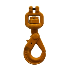 G80 EUROPEAN TYPE CLEVIS SWIVEL SELF-LOCKING SAFETY HOOK