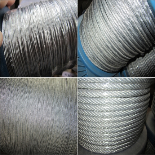 WIRE ROPE WITH PVC COATED