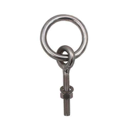 STAINLESS STEEL WELDED EYE BOLT WITH RING,WASHER AND NUT, AISI304 OR AISI316