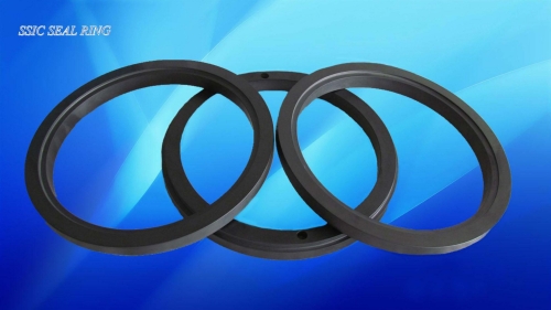 Custom rubber parts pressureless sintered silicon carbide sealing ring