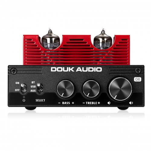 Douk Audio G6 HiFi Bluetooth 5.0 Vacuum Tube Amplifier Digital Stereo Audio Amp APTX-LL 160W×2