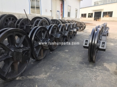 Front Idler Pulleys Undercarriage Parts For FUWA QUY50 Crawler Crane