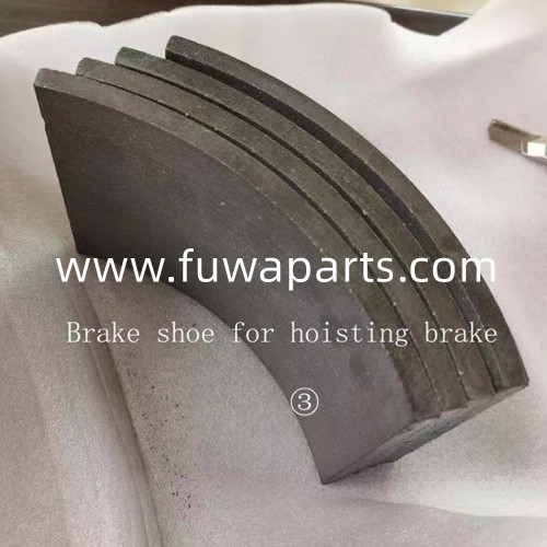 Crane Spare Parts Brake Shoe For Hoisting Brake
