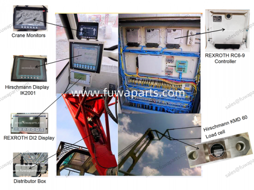 FUWA Crawler Crane Electrical safety system IFLEX5 Controller IK2001 Display