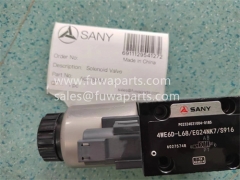 60275748, G2304130063241,PCcode,330672, model:4WE6D-L68solenoid using on SANY telescope crane RT65 and truck crane.